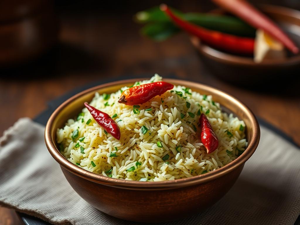 Gongura Garlic Rice
