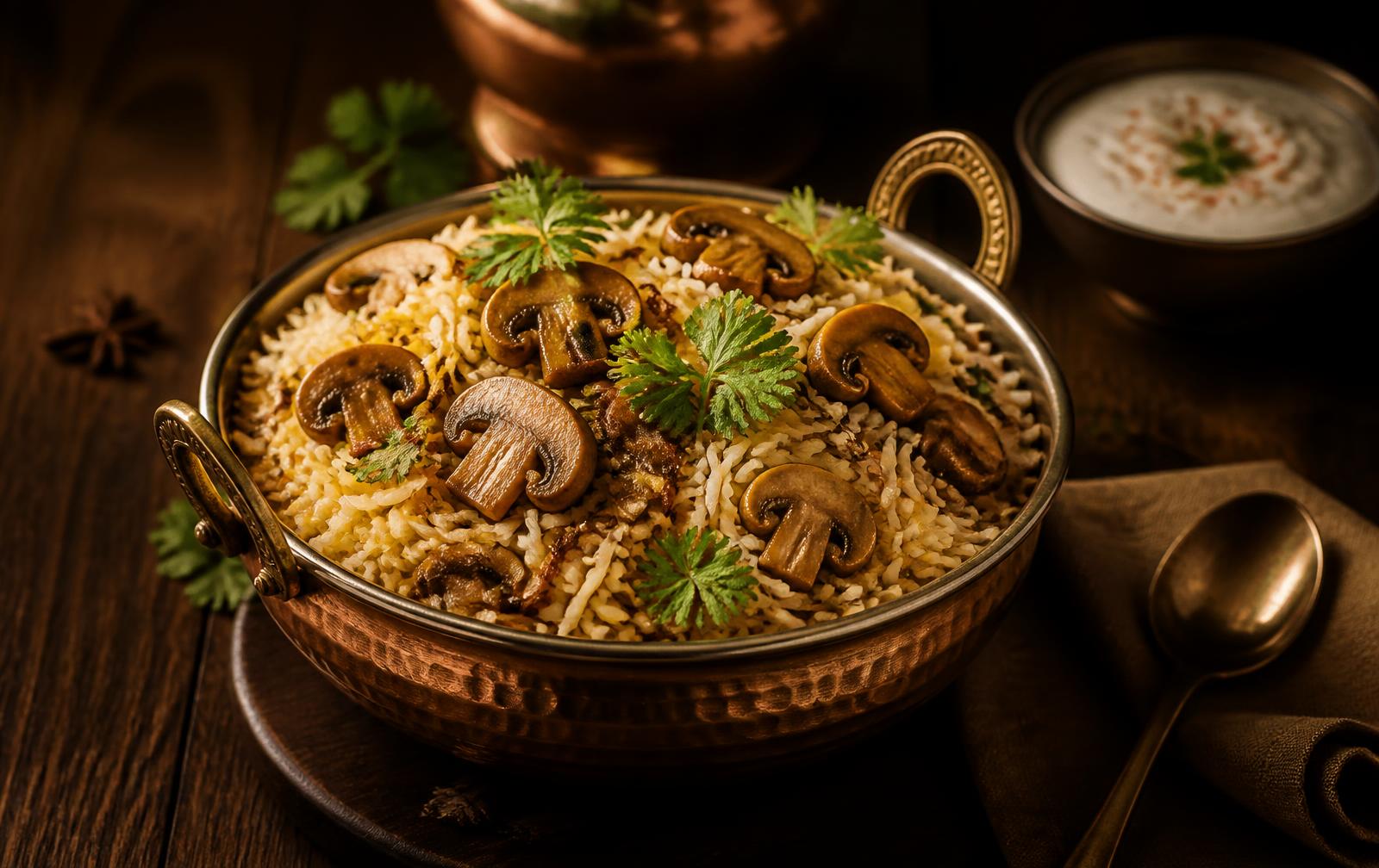 Mushroom Biryani